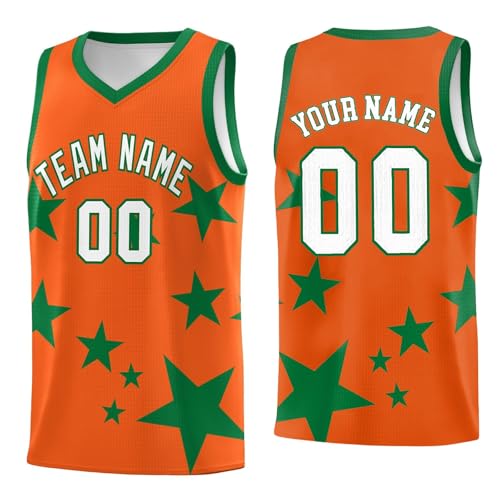 Camiseta Baloncesto Niño y Adulto, Chalecos de Baloncesto sin Mangas Blusas Personalizado con tu Nombre Número Equipo, Ideal para Hombre y Mujeres