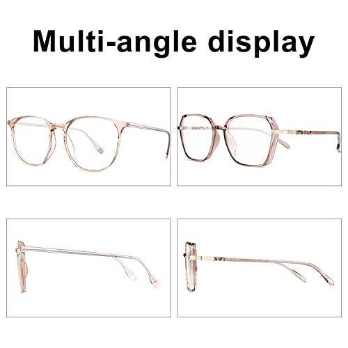 Image of ROCKNIGHT blue light glasses for women anti eyestrain headache,2 pack for computer gaiming tv and phones