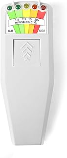 Tempaky Medidor Gauss EMF de campo eletromagnético K2 Detector de radiação Medidor Gauss portátil EMF de campo magnético 5 LED
