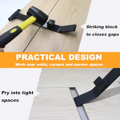 Barre de traction levier avec feutre pour ajuster les parquets