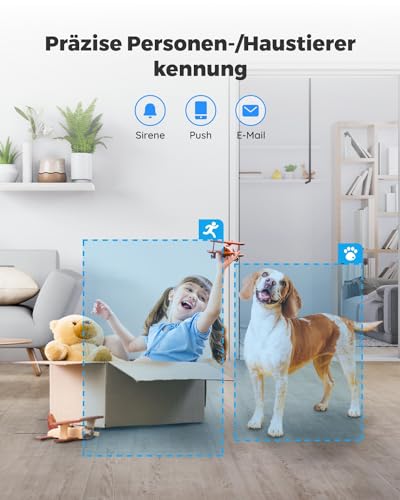 Reolink 5MP PTZ WLAN Überwachungskamera mit Auto-Tracking und 3X Zoom