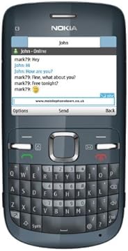 Nokia C3 00 Sim Free Mobile Phone Dark Grey