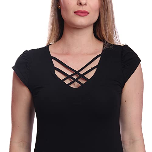 Vestido Vcut Cigana Tribal Manga Curta Bufante, Tamanho G