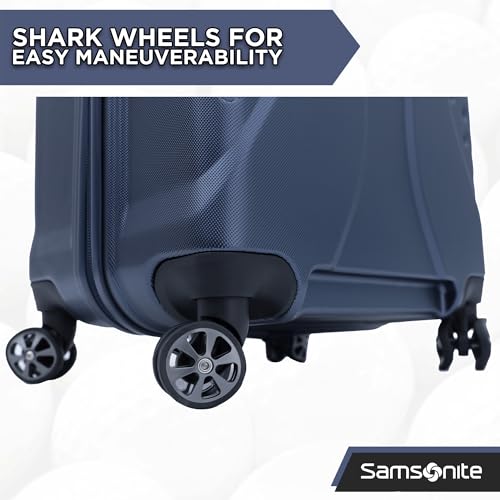 Samsonite Tour Pro Golf Travel Bags for Airlines, Hard Shell Golf Travel Case with Durable ABS, 360° Multi-Directional Shark Wheels, Lightweight Golf Club Travel Bag