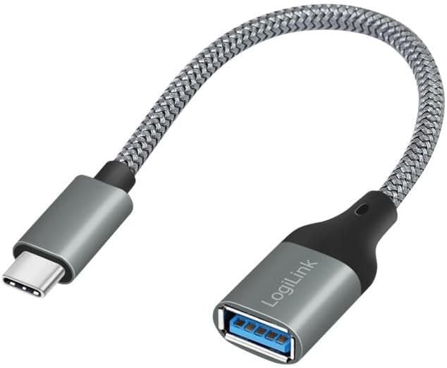 Logilink USB 3.2 Gen1 Type-C Adapter, C/M to USB-A/F, OTG, Auminum, W128558879 (C/M to USB-A/F, OTG, Auminum, 0.15 M)