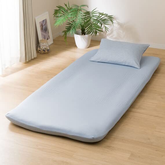 ニトリ敷ふとん・ベッドシーツ(SS)7523399 ブルー 2個セット