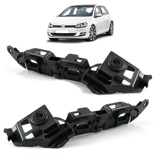 ROBUST Front Bumper Bracket Mounting Fixing Clip Right Driver + Left Passenger Side Set for Volkswagen Golf Mk7 5G0807050A 5G0807049A 5G0 807 049 A 2012-2017