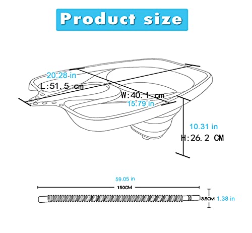Portable Shampoo Basin,Hair Washing Tray-Medical Shampoo Basin For The Disabled, Pregnant Women, Elderly & Child-Wash While In Wheelchair Or Chair At Home #TOP5