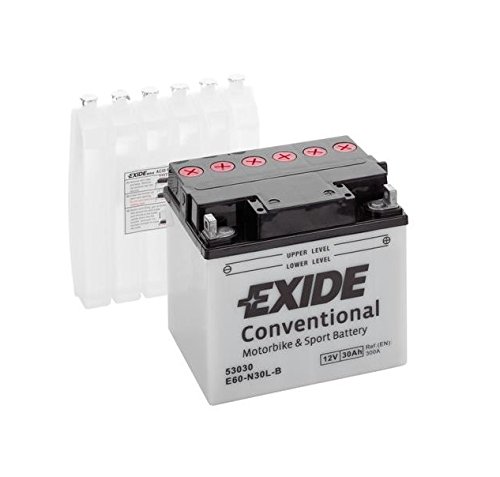 Exide Bike Motocycle Baterie Y60-N30L-B - 12V - 30Ah
