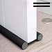 Produktbild Zugluftstopper für Türen 2er Set - Die Effektive Türdichtung gegen Zugluft,Doppelseitige Schutz vor Zugluft (2PCS, Schwarz)