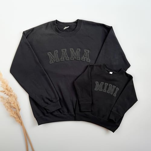 WEAR PHYSIQUE Mama Mini Sweatshirt, Crewneck for New Mom, Baby, Dad, Papa, New Parents4