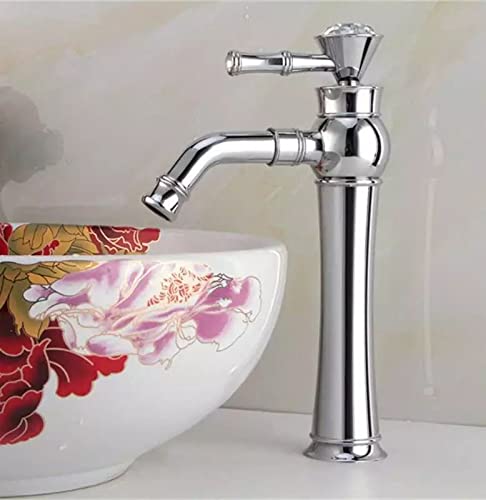 Robinet de lavabo rétro chrome : fini les éclaboussures sur votre évier de salle de bain 1 trou