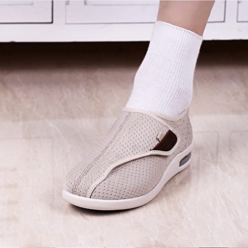 Women's Diabetic Shoes Stabilizing Heel Design, Slip Proof Pattern, Neuropathy Comfort2