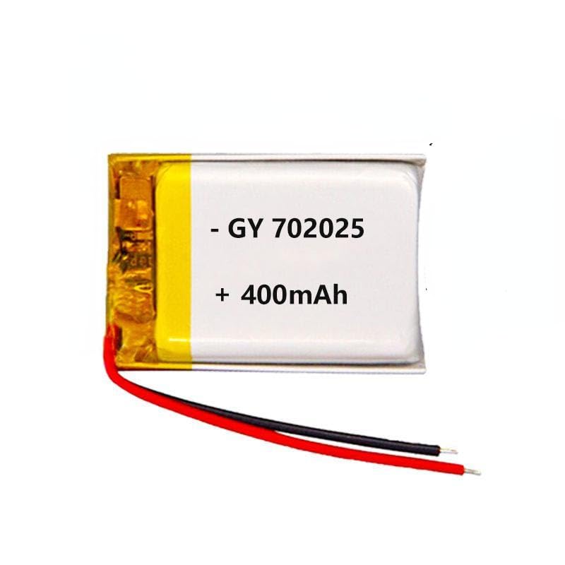 3.7V Lipo Polymer Rechargeable Battery for Smart Bracelet LED Light (702025-400mah)
