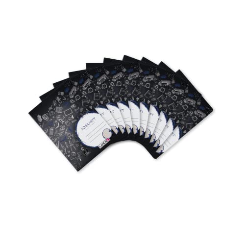 Preisvergleich Produktbild Landre Schulheft A5, Lineatur 1, 32 Blatt, schwarz, 10 Stück