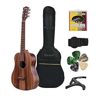 Guitare acoustique classique en teck de 34 pouces, idéale pour l’amateur de musique, étudiant et débutants, marron… - Les Beatles, Paul McCartney, John Lennon, RIngo Starr, George Harrison Guitare acoustique classique en teck de 34 pouces, idéale pour l'amateur de musique, étudiant et débutants, marron… – Image 4