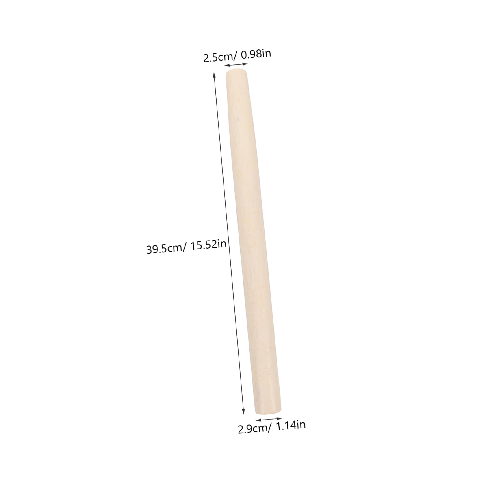 YARNOW Replacement Handles for Garden Tools 6 Pack of Wooden Hoe Handles for Axe Shovel Rake