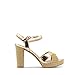 Modelisa - Sandalia Tacón Alto Mujer (Champagne/3, Numeric_37)