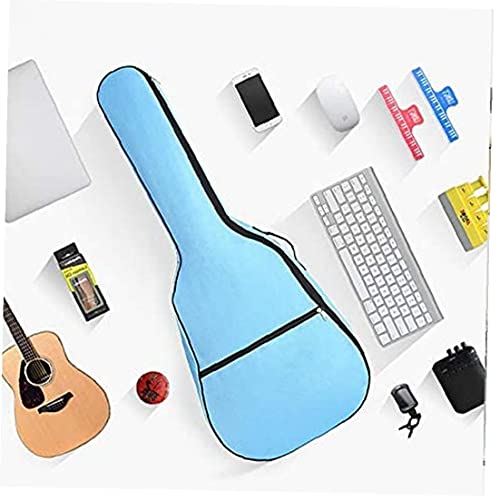 Guitare classique Sac Case acoustique Gig Bag Full Size 40 41 pouces rembourré Housse de protection imperméable bleu… - Les Beatles, Paul McCartney, John Lennon, RIngo Starr, George Harrison Guitare classique Sac Case acoustique Gig Bag Full Size 40 41 pouces rembourré Housse de protection imperméable bleu… – Image 3