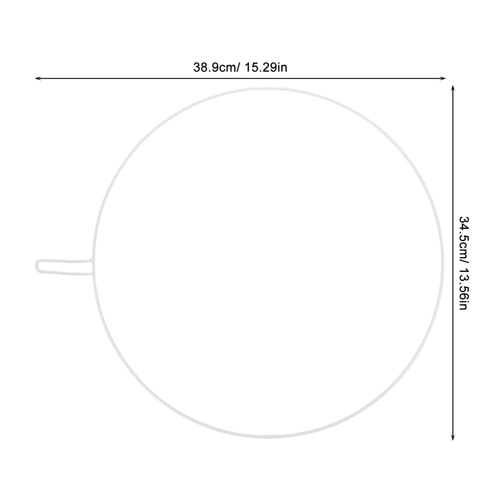 PRETYZOOM 2pcs Crib Net Holder Rings Canopy Hoop Stand for Bed Netting Safe Sturdy Support for Cribs Nursery Supplies Accessories