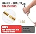Universal Gun Cleaning Kit for All Caliber Compatible with Pistol Rifle Handgun Shotgun Hunting with Brass Rods and Cleaning Stand (Plastic jags)