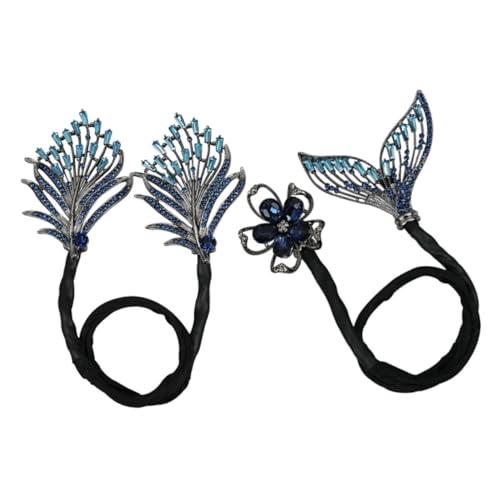 VICASKY 2pcs Alloy Material Hair Bun Makers for Women Easy Bun Maker Accessory Set for Styling