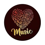 Zoom IMG-2 nota musicale cuore carino chiave Zoom IMG-2 nota musicale cuore carino chiave