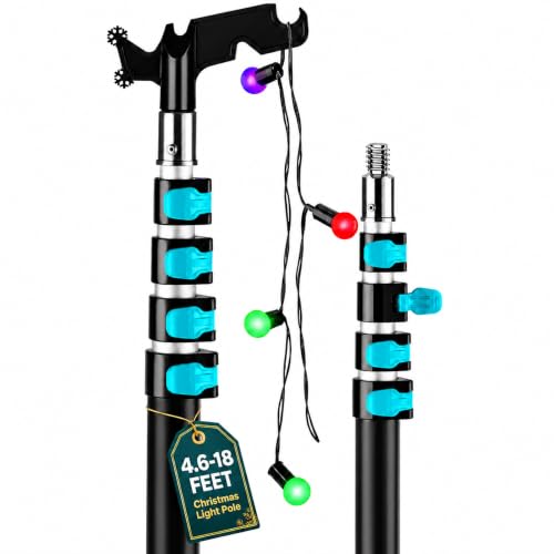 Tdrynl 18 ft Telescopic Pole