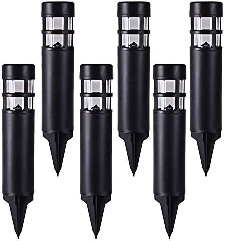 Illuminate Your Garden with These 5 Must-Have Solar Bollard Lights 1 SUNWIND Solar Garden Lights Outdoor LED Bollard Solar Powered Path Lighting for Patio Pathway Backyard Lawn Landscaping (Black-6 Pack)