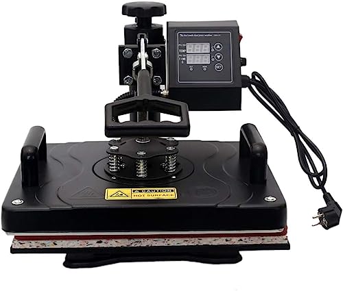 Máquina de prensa térmica profesional 8 en 1 miniatura 2