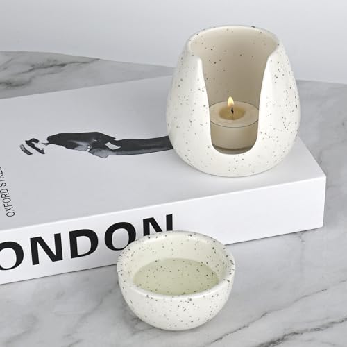 Brûleur de cire en céramique, diffuseur d'aromathérapie maison et bureau