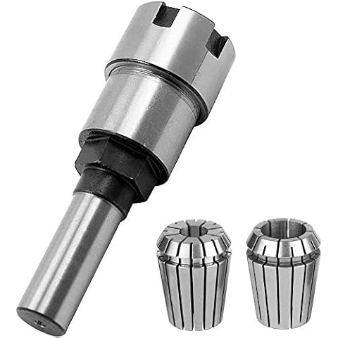 Jiaminye 1/2 Inch Router Collet Extension Chuck Converter,Woodworking Milling Rod Chuck Holder Extender Bit Cover