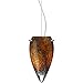 Besa Lighting 1KX-4125CE-LED-SN 1X6W GU24 Juli LED Pendant with Ceylon Glass, Satin Nickel Finish