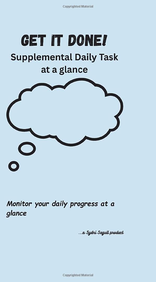 Get It Done: Supplemental Daily Task at a glance....revised