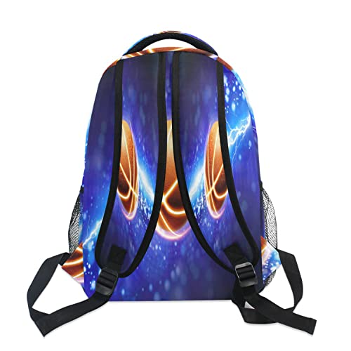 Sports Basketball Galaxy Kid's Toddler Backpack Blue Powerful Lightnings Schoolbag For Boys Girls Backpacks Casual Daypack Back Pack Zipper Kindergarten Children Bag Preschool Nursery Bags #TOP4