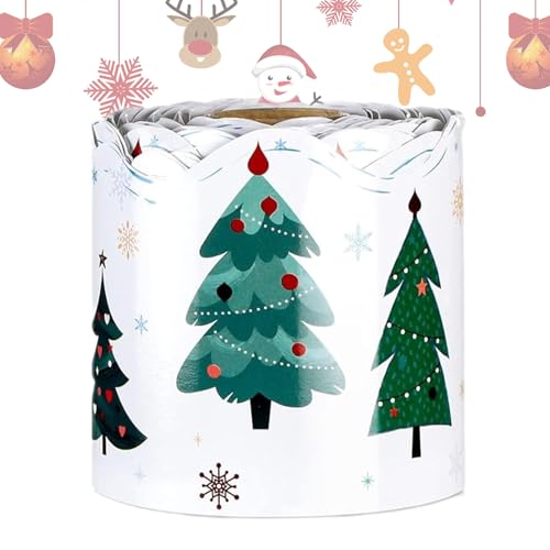 Pegatinas de árbol navideño para corcho y borde decorativo de 17.9 metros para aulas