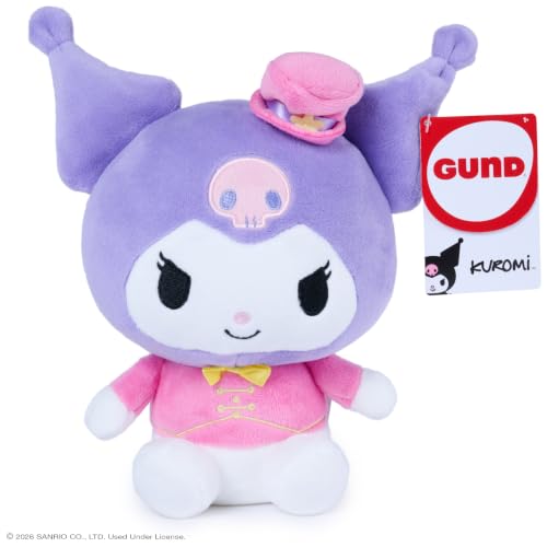 Image of GUND Sanrio Kuromi Lion Tamer 6-Inch Circus Plush Toy for Ages 1+ | Promotes Exciting Character Roleplay, Early Sensory Discovery, and Creative Pop Culture Storytelling; Soft, Collectible Plush
