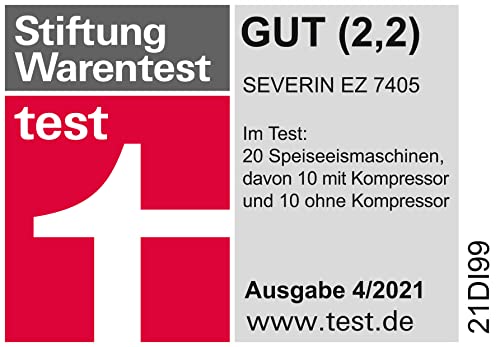 Sorbetière SEVERIN EZ7405 Capacité Fonction brassage et refroidissement - vue 10