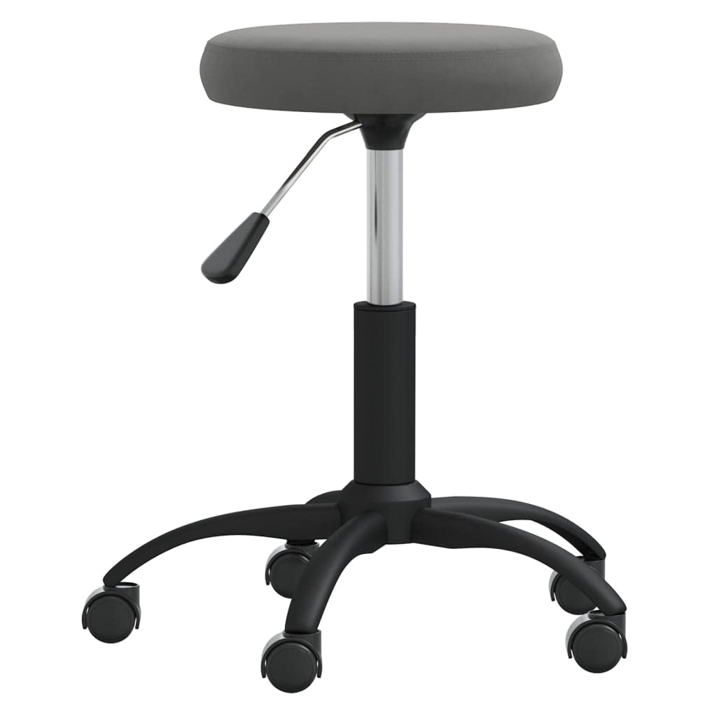Générique Tabouret de Massage Velours Gris foncé,Santé & beauté,Hygiène personnelle,Massage & Relaxation,Fauteuils de Massage,3085739