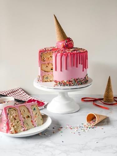 RUF Drip Cake Glasur Pink, weiße Schokolade-Glasur in der Tube, zum Glasieren von Tropfen-Kuchen, Naked-Cakes, Cupcakes & Torten, glutenfrei, 1 x 125g