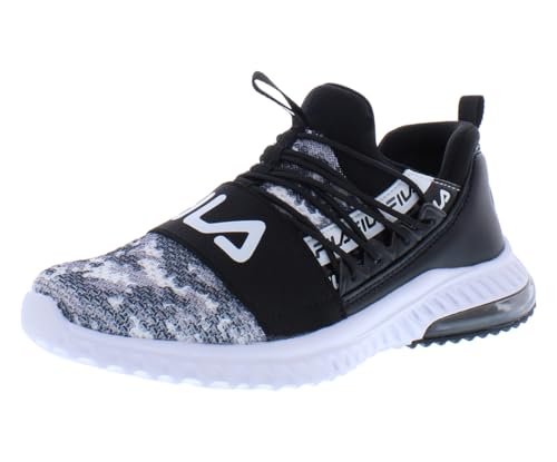 Fila Fantastiq 2 Winter Camo Boys Shoes Size 12.5, Color: Black/White