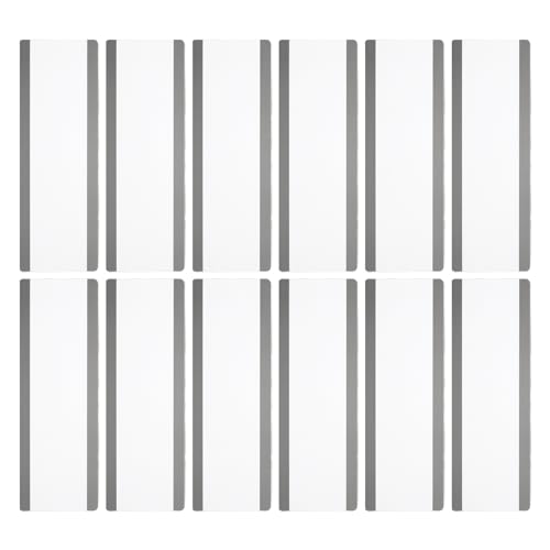 Bandes de lecture guidée PATIKIL en plastique transparent coloré pour le suivi visuel, 12 pièces