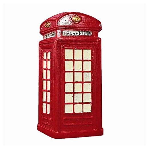 Imán 3D para nevera con diseño de cabina de teléfono de Londres, Inglaterra, Reino Unido, recuerdo de viaje, colección de regalo, decoración para el hogar o la cocina, imán para nevera de Londres