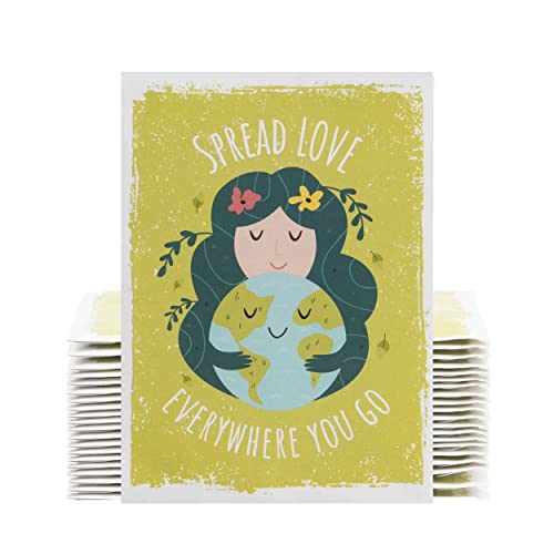 American Meadows Wildflower Seed Packets ''Spread Love Everywhere You Go'' Party Favors, (Pack Of 20) - Wildflower Seed Mix, Plant Year-Round, Great Gift For Hostesses, Showers, Weddings, Thank You #TOP22