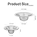 Beyoslf 12PCS Stainless Steel Slop Basket Filter Trap, 2.75