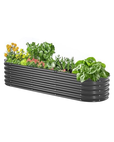 VEVOR Cama de Jardín Elevada de Metal 119