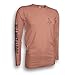 Southern Fin Apparel Long Sleeve Fishing T-Shirt for Men and Women, UPF 50 Dri-Fit Performance Clothing (Redfish Tail, Medium)