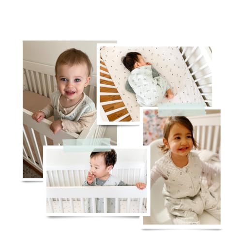 Image of Tealbee Dreamsuit Toddler Sleep Sack with Feet - Walker Sleep Bag with Legs, Rayon made from Bamboo, Summer 0.8 TOG, 2-Way Zipper, 3T-4T - Croissant