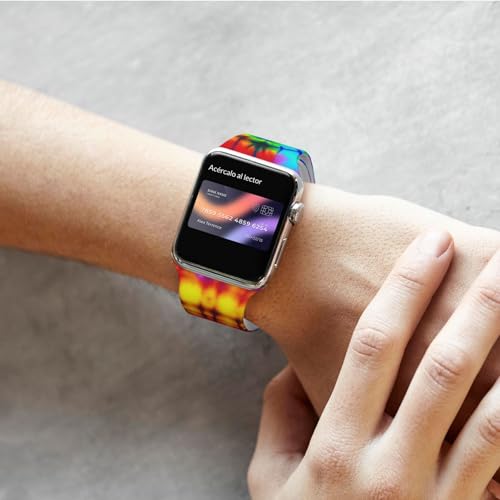 Correa de silicona Supdreamc para Apple Watch para hombre miniatura 5