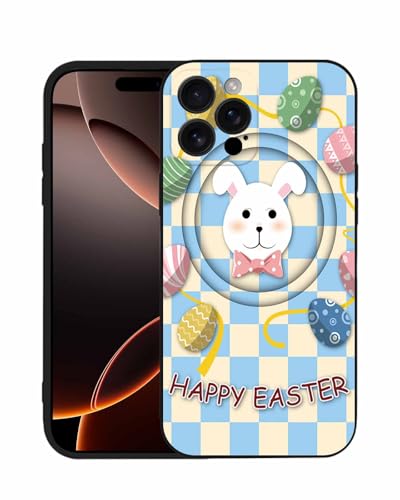 for iPhone 14 Pro Max Case 6.7 inch Happy Easter Cartoon and Coloful Phone Case Slim Silicone Cover Anti-Scratch Shockproof Protective Rubber Case Multi